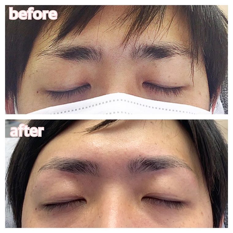 眉毛スタイリング メンズ 54 - メンズ眉毛脱毛サロン ルアン ...